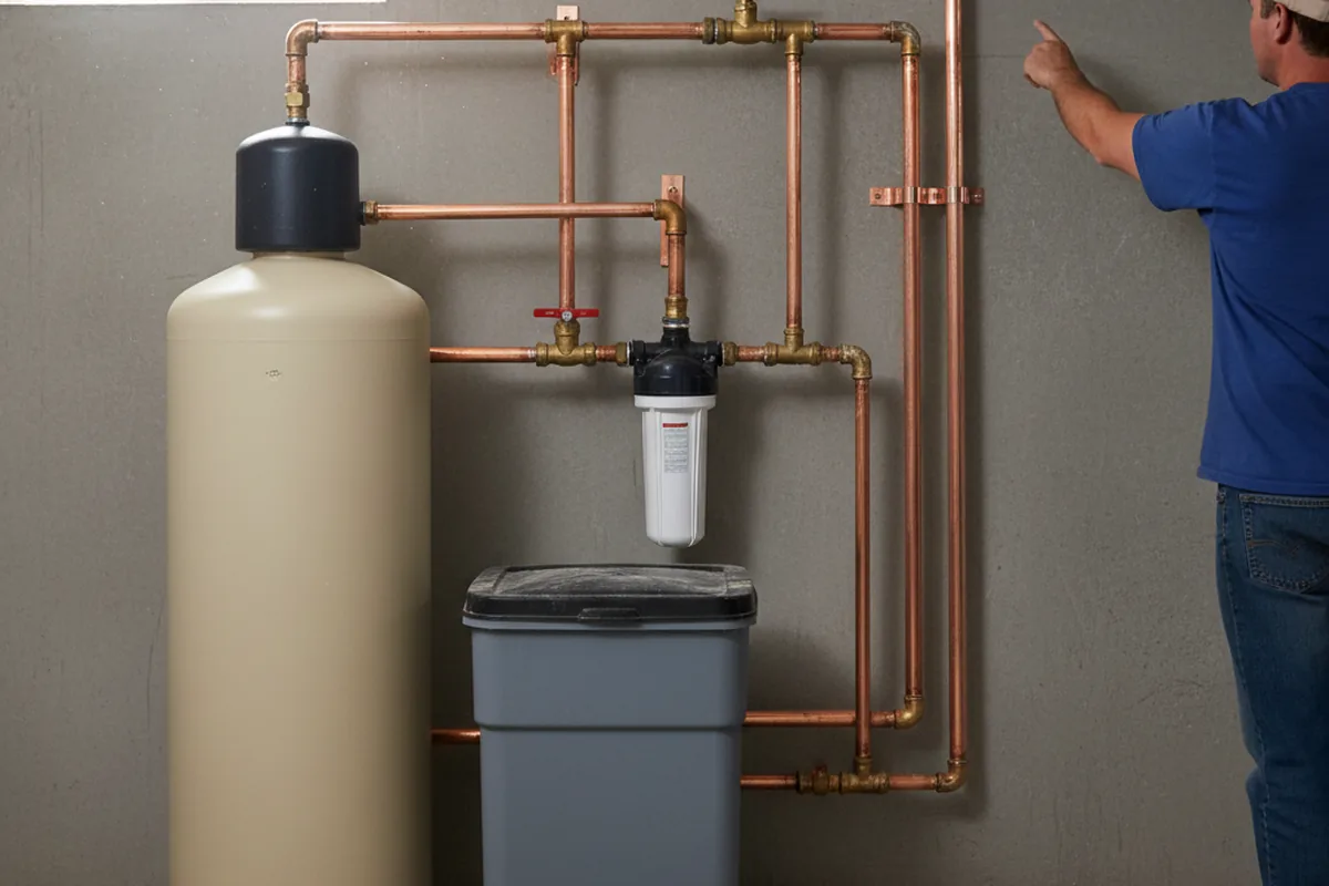 Whole-house water treatment system installed in Stedman